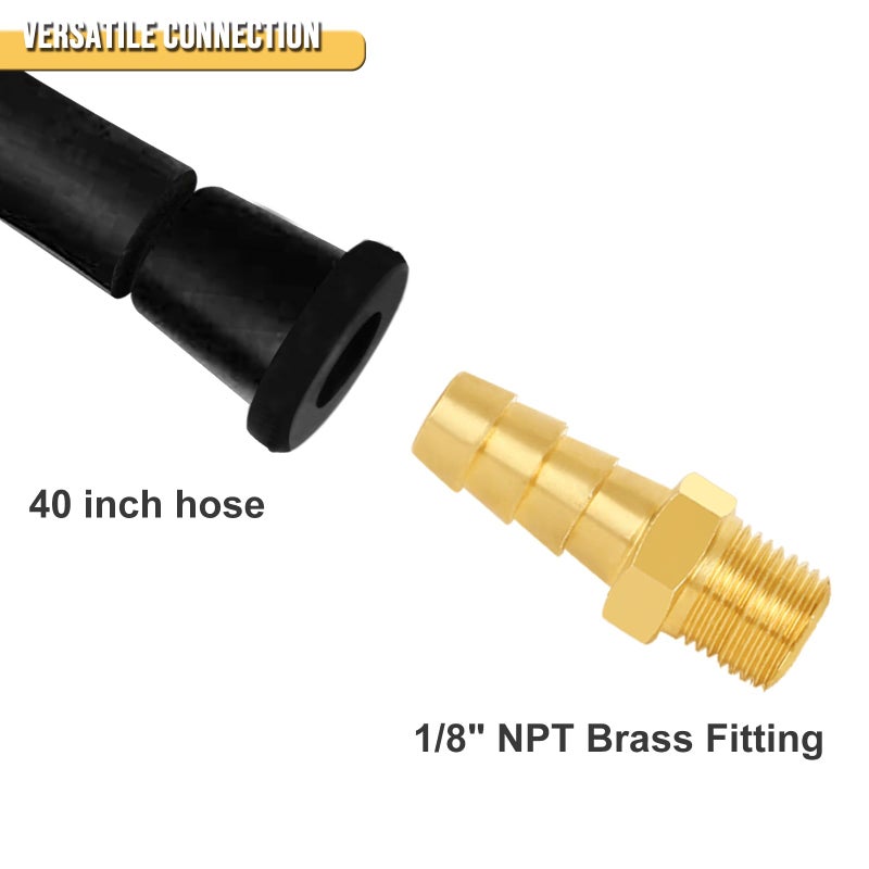 UHARBOUR Manometer Gas Pressure Tester  Manometer LP Gas Pressure Tester Gauge 0-35"" W.C  1/8"" NPT Fitting with Barbed Connection  40"" Hose - Image 4
